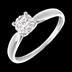 Geschenke Frau zarter ring weissgold diamantsphare diamanten