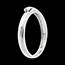 Gold Schmucke Solit�r Bipolar in Weissgold