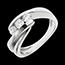 Kauf Trilogie-Ring Symphonie - Wei�gold mit 3 Diamanten - 0.54 Karat