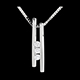 Verk�ufe collier stimmgabel trilogie in weissgold diamanten