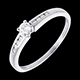 Geschenke Frauen solitar octave weissgold 027 karat diamanten