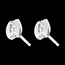 on-line kaufen Trilogie mit Spannfassung in Weissgold - 0.23 Karat - 6 Diamanten