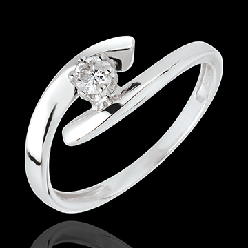Geschenke Frau Solit�rring Orion - Weissgold