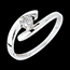 Geschenk Solit�rring Orion - Weissgold