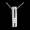 Verkauf Collier Stimmgabel Trilogie in Weissgold - 3 Diamanten
