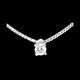 Geschenke Frauen collier solitar weissgold