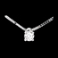Geschenk Collier Solit�r in Weissgold