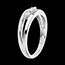 On-line Verfkauf Trilogie-Ring Untiefe - Wei�gold mit 3 Diamanten