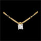 Gold Schmucke collier solitar gelbgold