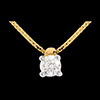 Geschenke Collier Solit�r in Gelbgold - 0.26 Karat