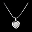Geschenk Frauen Diamantanh�nger Sweet Heart Blanc - 18 Diamanten