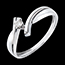 Geschenke Solit�rring Jupiter - Weissgold