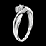 on-line kaufen Solit�rring Jupiter - Weissgold