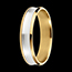 Juwelieren Ring Dandy aus Gelbgold und Weissgold