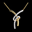 Verkauf Collier Volupt� - Gelbgold mit 20 Diamanten