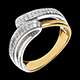 Geschenke ring serenity gelbgold 56 diamanten 