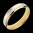 Juwelieren Ring Dandy aus Gelbgold und Weissgold