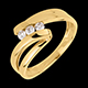 Frau trilogie ring nairade gelbgold