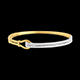 on-line kaufen armreif agraphe gelbgold 032 karat 54 diamanten