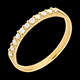 Geschenke trauring semi pave gelbgold krappenfassung 11 diam