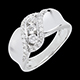 Verk�ufe trilogie ring fantasia in weissgold