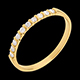 Verkauf trauring semi pave gelbgold krappenfassung 10 diam