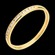 Geschenke Frauen trauring semi pave gelbgold kanalfassung 13 diaman
