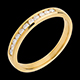 Kauf trauring semi pave gelbgold kanalfassung 11 diaman