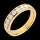 on-line Kauf trauring semi pave gelbgold kanalfassung karat dia