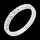 Kauf trauring semi pave weissgold krappenfassung 05 kar