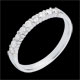 kaufen trauring semi pave weissgold krappenfassung 03 kar