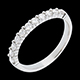 on-line kaufen trauring semi pave weissgold krappenfassung 04 kar