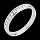 Gold Schmuck trauring semi pave weissgold kanalfassung 025 kara
