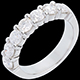Verk�ufe trauring semi pave weissgold krappenfassung 15 kar