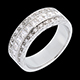 Verkauf ring princesse weissgold 087 karat 35 diamanten