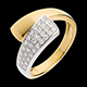Verk�ufe ring tropique gelbgold 026 karat 34 diamanten
