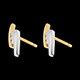 on-line Kauf ohrringe parentheses gelbgold und weiss