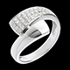 Juwelier ring tropique weissgold 026 karat 34 diamanten