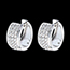Geschenk Ohrringe diorama in Wei�gold - 0.43 Karat - 54 Diamanten