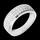 Geschenke Frauen ring pleiade weissgold 063 karat 45 diamanten