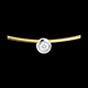 Hochzeit collier flohdiamant gelb und weissgold