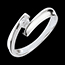 Geschenke Frau Solit�rring Orpheus in Weissgold