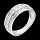 Juwelieren ring mosaik 028 karat 33 diamanten
