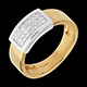 Kauf ring ceinturon weiss und gelbgold