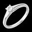 Hochzeit Klassischer Solit�r in Weissgold 