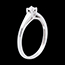 Gold Schmuck Klassischer Solit�r in Weissgold 