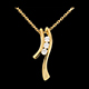 Geschenke Frau collier trilogie silhouette diamanten
