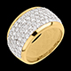Geschenk Frauen ring diorama aus gelbgold