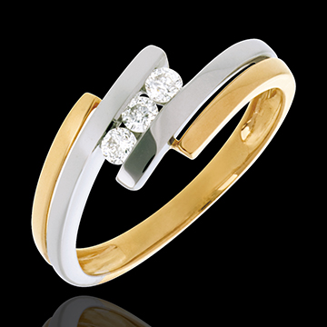 Juwelier Doppelreihige Trilogie  - 3 Diamanten