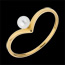 Geschenk Frauen Ring die Perle von Olga